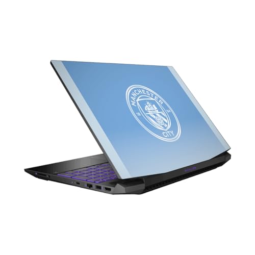 Skin HP Pavilion 15.6 Man City stickers vinyle Manchester City FC