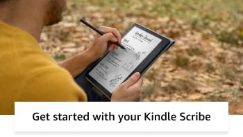Kindle Scribe (32 GB) the first Kindle for reading, writing, journaling and sketching - with a 10.2” 300 ppi Paperwhite display, includes Premium Pen + 3 months free Kindle Unlimited (with auto-renewal)