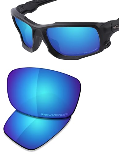 Image of SAUCER Premium Replacement Lenses & Nosepads for Oakley Si Ballistic Shocktube OO9329 Sunglasses