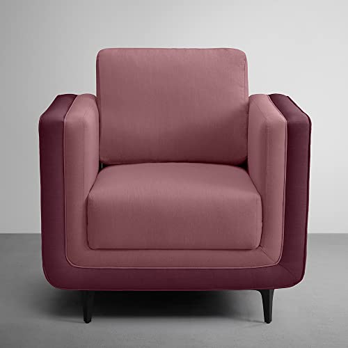 Image of Sleepyhead Mojo - 1 Seater Dual Tone Luxury Sofa (Fabric, Hazy Purple)