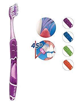GUM 524 Technique Deep Clean Toothbrush - Full Soft Head (3 Pack)