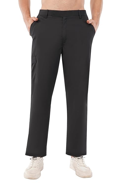 Image of PRAGATI TRENDS Premium Unisex Scrub Suit With Customize Name Print Option(Follow the Description) V-Neck Top and Cargo Type Trouser