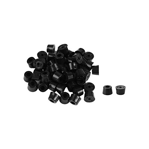 sourcing map Pinzhi Lot de 50 sachets de Forme Conique pour Meubles/Table/chaises Embouts pour Pieds de Jambes 15 x 12 x 9 mm