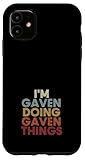 Carcasa para iPhone 11 Gaven Name Gaven Personalized Name First Given
