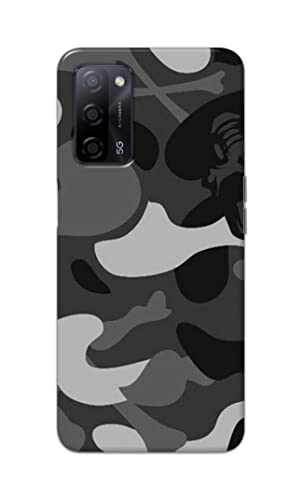 Image of Printed Hard Back Cover Case for Oppo A55 5G | Oppo A53s 5G | Oppo A54s Back Cover (Army Pattern) -702