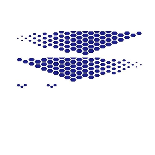 Faldón Lateral Faldones Laterales 1 Juego para VW para Golf 4 5 6 7 para TSI para TCR para Polo Pegatina Carrocería Carreras Pegatina Falda Lateral Puerta Decoración Calcomanía Vinilo(Deep Blue)