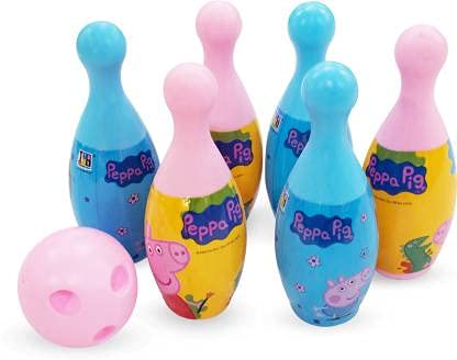 Kidivo Plastic Bowling Pins Game Indoor & Outdoor Fun Learning Toy Set Sports Items for Unisex Kids (6 Pins and 1 Ball, Age 3,4,5,6,7,8 Years Old) (B095X5NN8W) Amazon Price History, Amazon Price Tracker