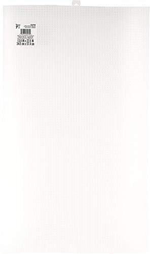 Image of Bulk 7 Mesh Plastic Canvas Ultra Stiff Artist Sheet by Darice 13-5 /8 x 22-5 /8 24 Sheets