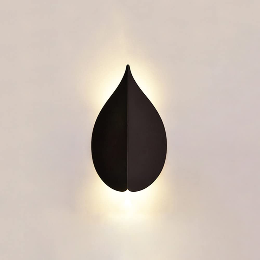 biżuteria damska Nowoczesna metalowa kinkietowa LED oprawie oświetleniowej kształcie liścia, 10W Home Decor Wash Lights Kinkiety nordyckie do salonu, kinkiet wewnętrzny (prezenty dla nastolatek Col