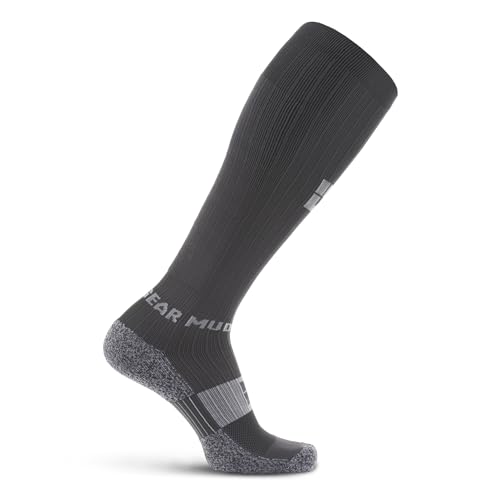 Image of MudGear Graduated Compression Socks, Durable, Sweat-Resistant OCR Performance Socks with Cushioned Footbed, Made in USA