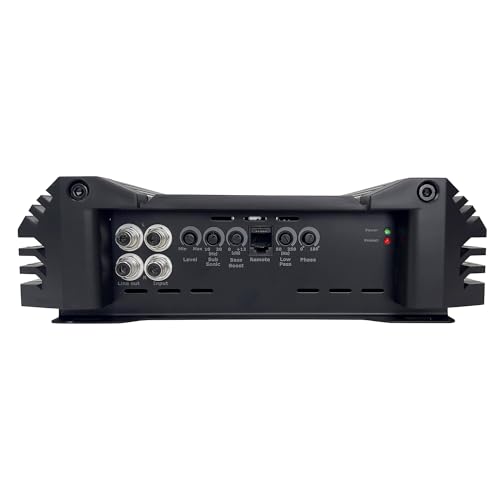 Orion XTR Series XTR1000.1D High Power Monoblock Class D Car Amplifier - 1000W RMS, 1-Ohm Stable, Low-Pass Crossover, Bass Boost Control, MOSFET Power Supply, Bass Knob Included, Made in Korea