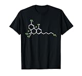 Cannabis Shirt Weed Pot Molecule THC Marijuana Stoner Gift T-Shirt
