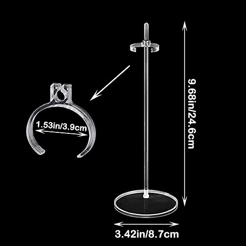 HMIEPRS 5Pcs Acrylic Doll Stand Display Holders, Adjustable Doll Display Stand Support - Image 2