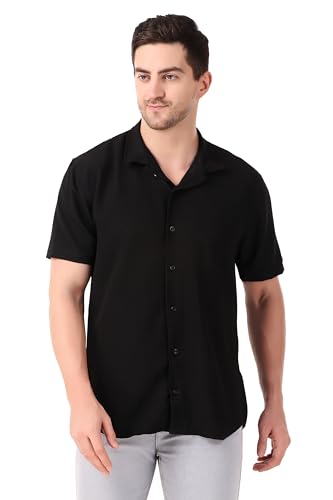 Image of Patrinus Pure Linen Mandarin Collar Full Sleeve Shirt