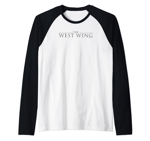 WB100 West Wing Classic Text Logo Raglan Baseball Tee