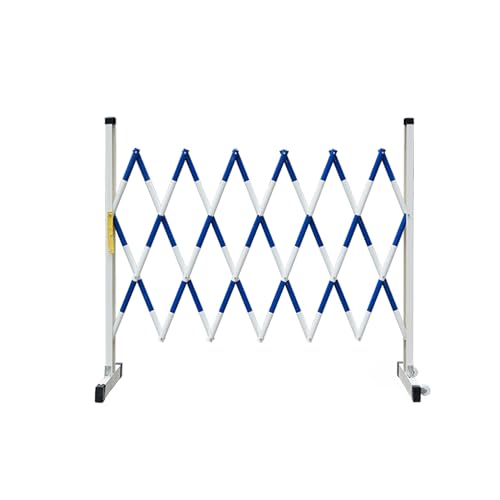 Barrière de circulation portable rétractable et extensible pour chantiers