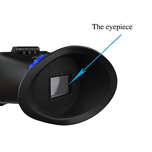 Image of Professional LCD Camera Viewfinder, 3X Magnification, 3-3.2 Inch Screen Compatible, Sunshade Hood for SLR, Mirrorless Cameras
