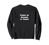 alimentato da sarcasm & falafel funny middle east food felpa