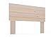LA WEB DEL COLCHON - Cabecero de Madera Rústico Vintage para Cama de 90 (100 x 90 cms.) Crudo sin Pintar  | Cabeceros Madera | Dormitorio Matrimonio | Cabezal Cama |Estilo nórdico