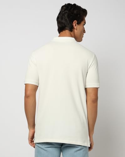 Image of Gap Men Solid Slim Fit Polo Neck Short Sleeves T-Shirt