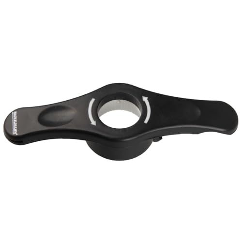 Fackelmann 45572 Ouvre bouteille 4 en 1, décapsuleur, ouvre boîte, ouvre bocal, ouvre bouteille, Plastique, Noir, 14,5 x 4,5 x 2,5 cm