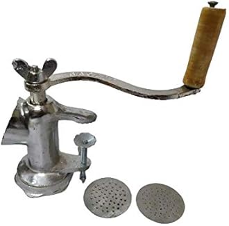 BRRL Cast Iron Nickel Plated SEWIAN Machine (Punjab Type) for Noodles/Nankeen/Sev/Bhujia/Sevaiya/Murukku Maker