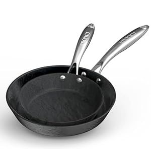 imarku Non Stick Frying Pan Set – 8 & 10 inch Frying Pan Set Nonstick Skillet Set, Egg Pan Omelette with Cool Stainless Steel Handle, Oven Safe Cooking Pan Set, Ideal Gifts