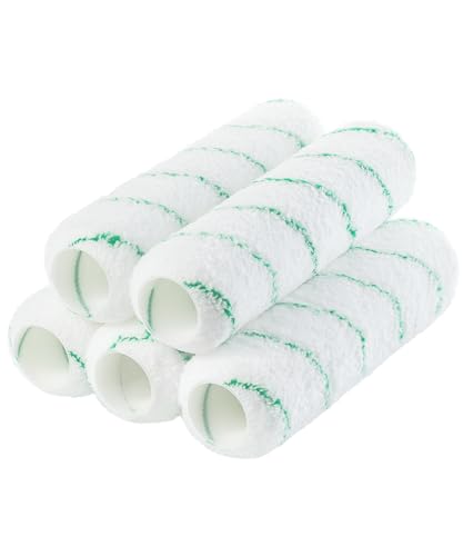 Bates- Paint Roller Covers, 9", 5 Pack, Teal Stripes, Covers for Paint Rollers 9 Inch, 9 Inch Paint Roller Covers, Paint Roller Cover, Paint Roller Covers 9 Inch, Large Paint Roller Covers