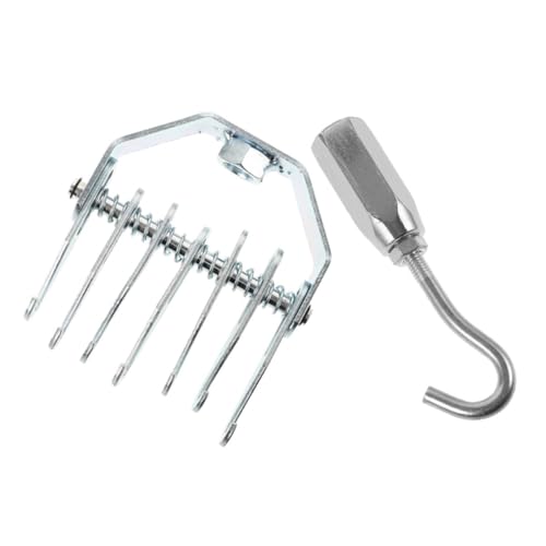 iplusmile 2 Piezas Gancho de Garras Extractor de abolladuras de Coche Extractor de succión de abolladuras Extractor de Grapas Kit de reparación de abolladuras de Coche Planchar