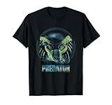 Aliens Iconic Predator Big Face Distressed Big Chest Poster T-Shirt