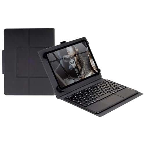 Gshield Capa Case Hybrid Cinza com Teclado Bluetooth ABNT2, Touchpad, Espaço para Caneta e Suporte Kickstand (Lenovo Tab M9)