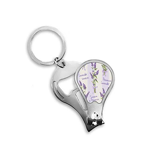 Coupe-ongles d'orteils robuste avec illustration lavande art