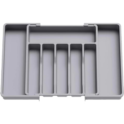 Organiseur de cuisine polyvalent avec compartiment réglable pour couteaux