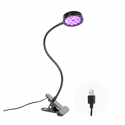 LEDubNCg - UVONbvCg 5W USBd ȒP px߉\ 385~400nm LED UVCg o[Cg WpdCg  p[eB[  Xe[WƖ C~l[V uCN u܎cmF y