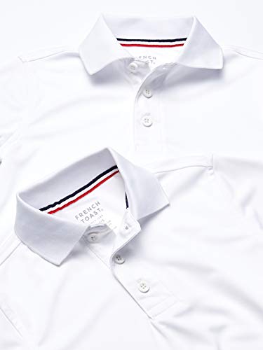 French Toast Boys' Short Sleeve Moisture Wicking Stretch Sport Polo Shirt2