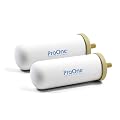ProOne G-Series 7-Inch Gravity Filter Replacement 2-Pack - Universally Compatible with Gravity Water Filtration Systems - NSF/ANSI Certified to Reduce Lead, Microplastics, & Total PFAS (2-Pack)