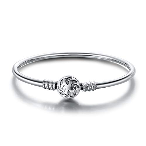 JIAYIQI Mujer plata de ley