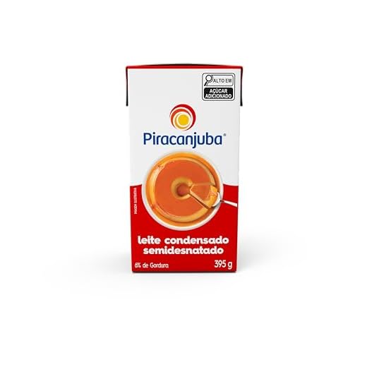 Piracanjuba - Leite Condensado Semidesnatado, 395g