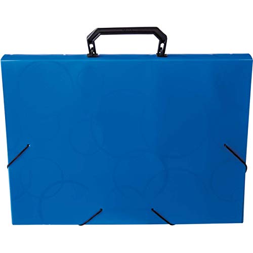 Maleta Plástica com Alça, Dello, 2152C.0005, Azul