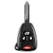 KeylessOption Keyless Entry Remote Control Uncut Car Key Fob Replacement for OHT692427AA KOBDT04A