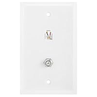Algopix Similar Product 10 - Cmple  Combo PhoneVideo Jack Plate