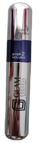 Image of Glam Goddess Double Trouble Volumizing and Lengthening Mascara | 2-in-1 Mascara for Women | Long Lasting (15 ml) (Black)