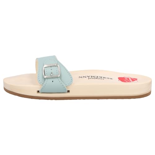 Sandalia de madera Berkemann azul pastel: postura saludable y ergonomía original 3
