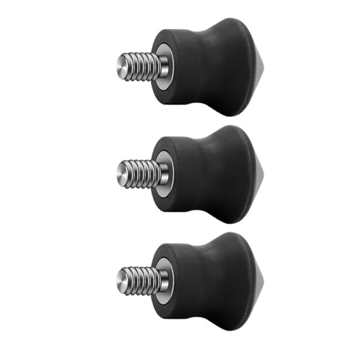 3 tornillos antideslizantes de goma para trípode de 1/4 pulgadas, monopié, almohadillas de goma para montaje en pies, alfombrilla de trípode para fotografía