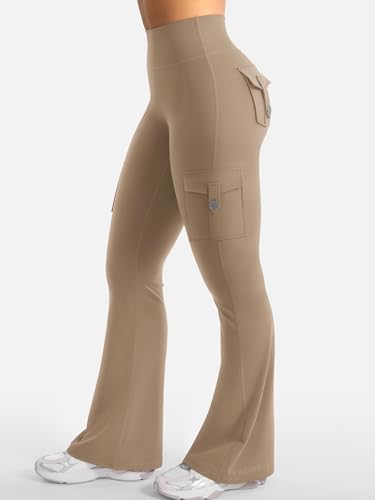 Image of YEOREO CoreFlex Women Workout Flare Leggings