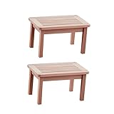 maison du monde table de chevet camille Mini table en bois - une finition soignée qui la rend difficile à fissurer, figurines de bureau miniatures
