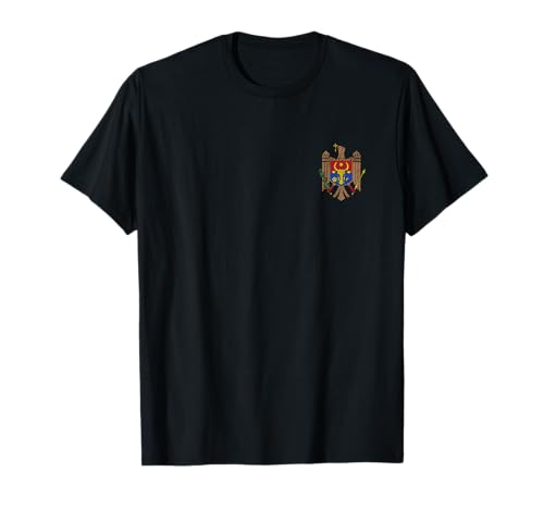 Blason du drapeau national de la Moldova T-Shirt