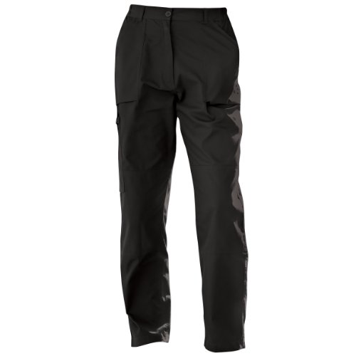 Regatta New Action Women's Multi Pocket and Hydro Repellent Workwear Pants (Regular Leg), Black, 10