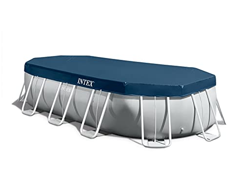 vidaXL Intex Prism Frame Swimmingpool-Set Oval 503 x 274 x 122 cm 26796GN