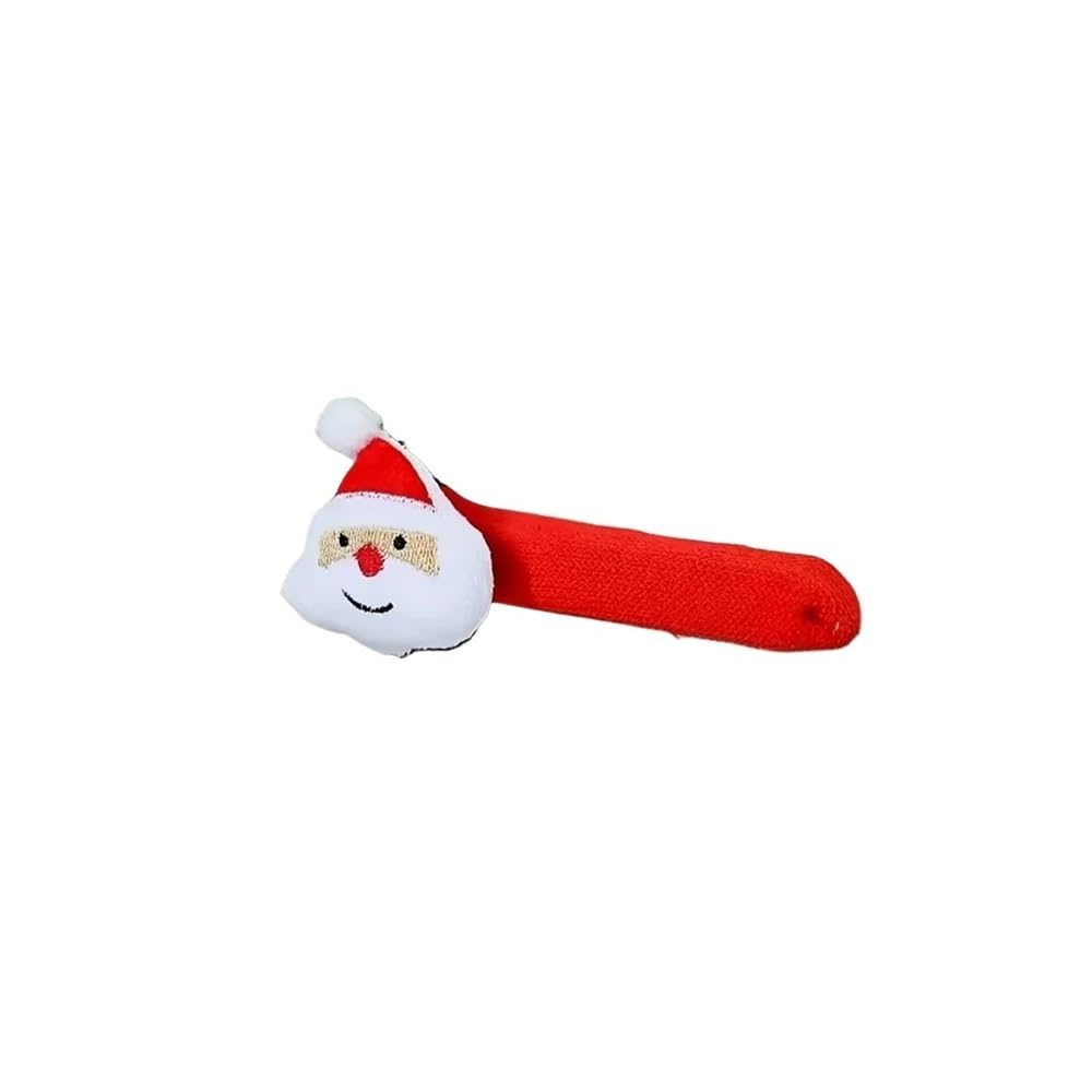 Tianshengqi Santa Claus 4Pcs Door Handle Decoration Christmas Day Gloves Tree Room Protective Cover Home(Santa Claus)